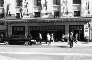 Front Street entrance of the Fairmont Royal York Hotel