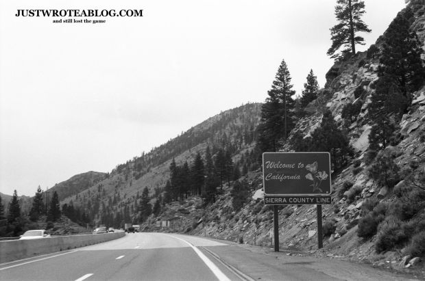 I-80 at the Nevada-California Border