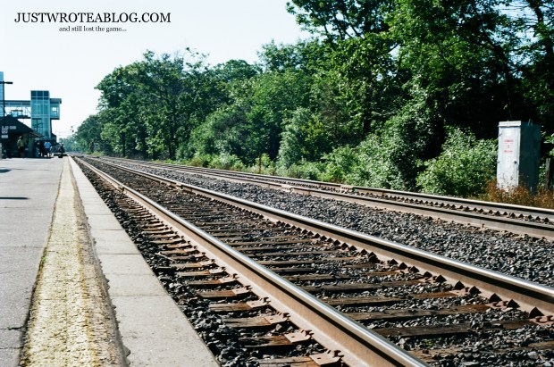 You saw one side of the Erindale GO Station platform.  Here's the other side...hehehe!