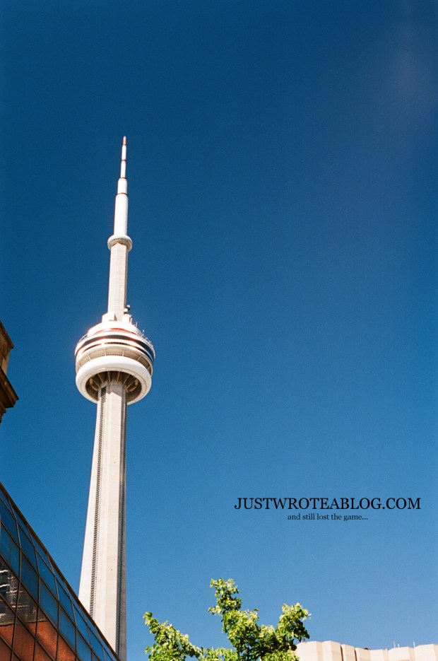 CN Tower, from York and Station Streets.