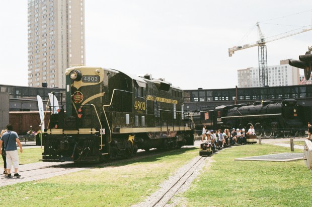 Touring Toronto's Roundhouse Park...a bit of a stretch for me to get to during lunch.