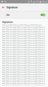 Signature testing on the S6.  From my own testing, the space available for signatures in the Galaxy S5 was significantly smaller.
