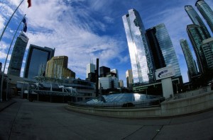 The Metro Toronto Convention Centre South Building. (Velvia 50, 14mm, F32, 1/15)