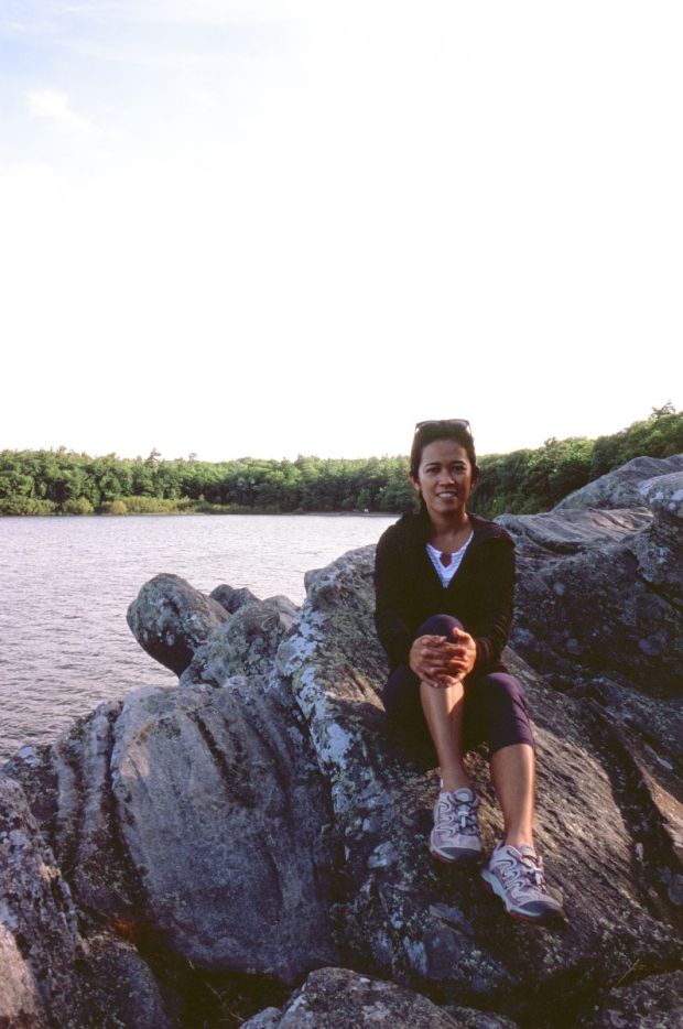 Enjoying the view along the shores of Killbear.