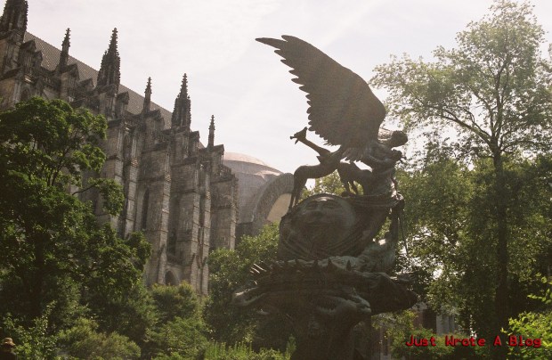 My old stomping grounds, surprised the lens held up fairly well despite the sun right up on me.