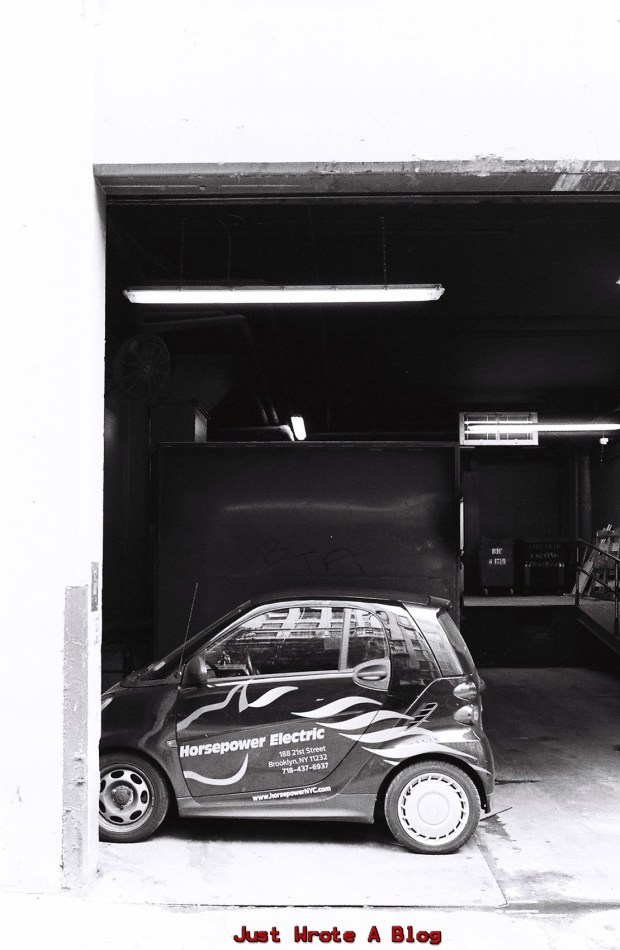 Talk about squeezing it in tight parking spots