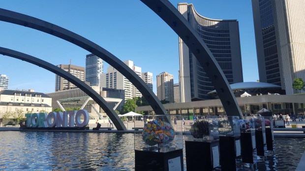 Freedom Arches at Nathan Phillips Square