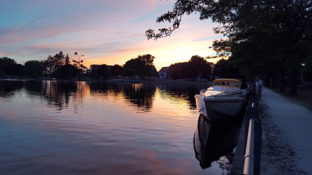 "Enjoy the Sunset in a Boat!" Rideau Canal, Smiths Falls, ON