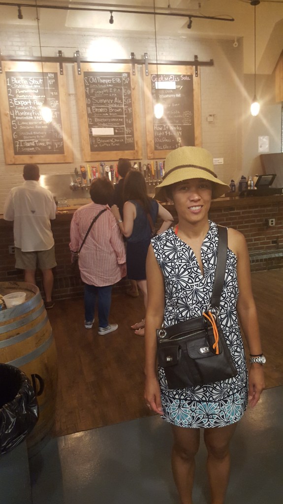 Lots of beer and soda to sample, Shipyard Brewing Co., Portland, ME