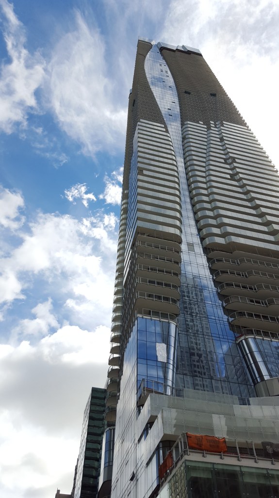 One Bloor. When completed, this will be Canada's second tallest residential condo tower (at 76 storeys, vs. Aura at Yonge and Gerrard which is 78 storeys.)