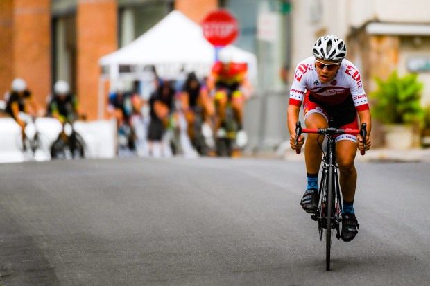 Eventual amateur men's winner Jacob Skrip